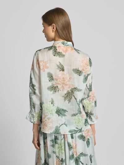 Luisa Cerano Bluzka o kroju regular fit ze stójką Miętowy 5