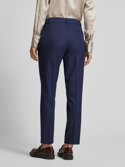 Christian Berg Woman Selection Regular fit stoffen broek met persplooien Marineblauw - 5