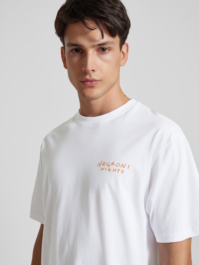 Only & Sons T-shirt met ronde hals Wit - 3