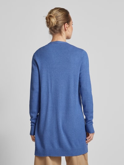 Vila Cardigan met steekzakken, model 'VIRIL' Blauw - 5