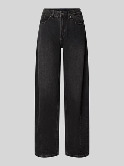 Pepe Jeans Jeansy o niskim stanie typu barrel w ciemnym spraniu Antracytowy 1