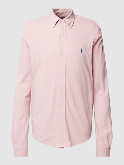 Polo Ralph Lauren Koszula casualowa o kroju slim fit z kołnierzykiem typu button down Różowy 2