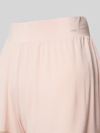 Skiny Pyjama-Shorts mit Spitzenbesatz Rose 2