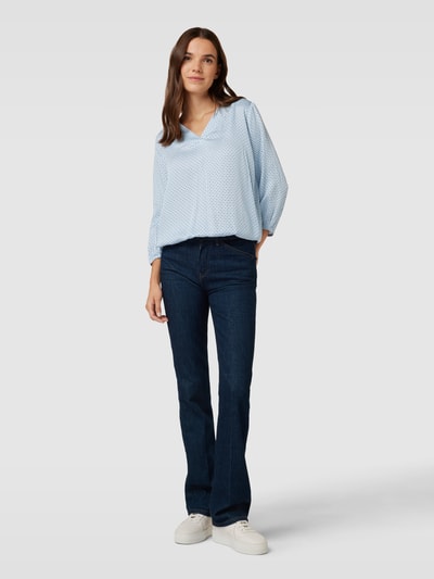 Tom Tailor Bluse mit 3/4-Arm Hellblau 1