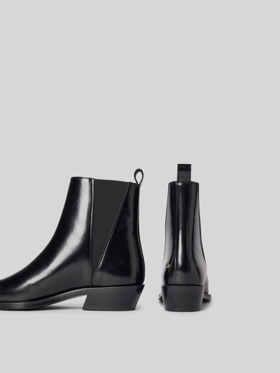 Anine Bing Chelsea Boots aus echtem Leder Black 3