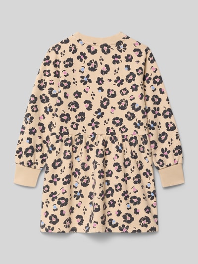 s.Oliver RED LABEL Tailliertes Sweatkleid aus Baumwoll-Mix Ecru 3