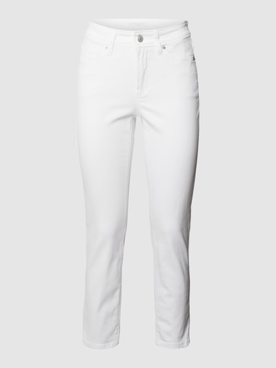 Cambio Mid Rise Jeans im Slim Fit Weiss 2