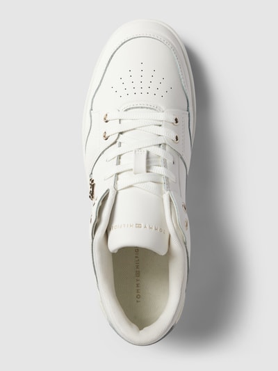 Tommy Hilfiger Sneakers met labelapplicatie, model 'BASKET SNEAKER' Ecru - 3