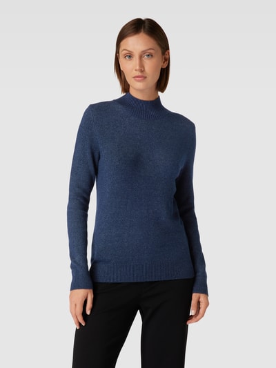 Montego Sweter z dzianiny ze stójką Ciemnoniebieski 4