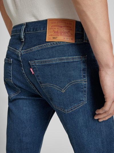 Levi's® Jeansy z prostą nogawką i 5 kieszeniami model ‘BLOCK CRUSHER’ Ciemnoniebieski 3