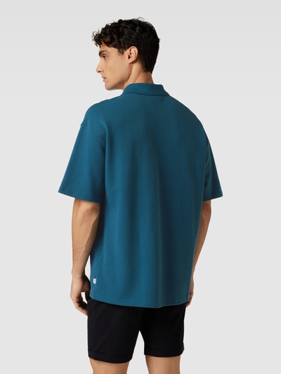 JAKE*S STUDIO MEN Poloshirt met extra brede schouders Lagune - 5