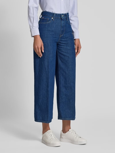 Tommy Hilfiger Wide leg jeans van puur katoen, model 'ACE' Jeansblauw - 4