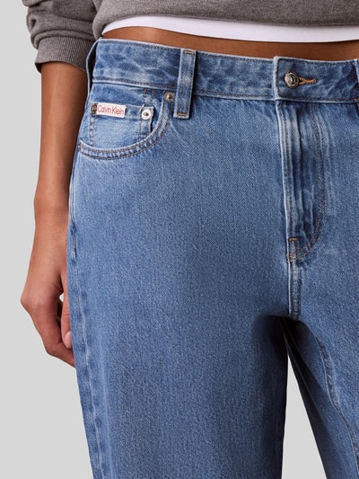 Calvin Klein Jeans Straight Fit Jeans aus reiner Baumwolle Jeansblau 3