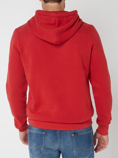 Camp David Hoodie mit Logo-Aufnähern Rot 5