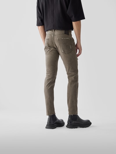 Dsquared2 Slim Fit Jeans mit Destroyed-Effekten Mittelgrau 5