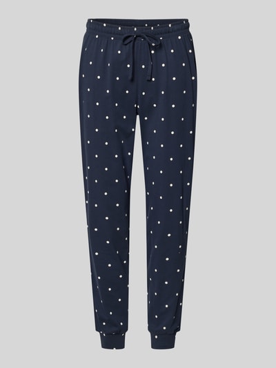Jake*s Casual Pyjamabroek met tunnelkoord Donkerblauw - 2