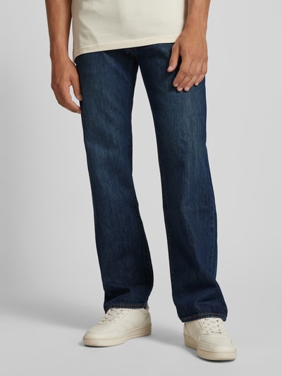 Levi's® Relaxed straight fit jeans in 5-pocketmodel, model '555' Jeansblauw - 4