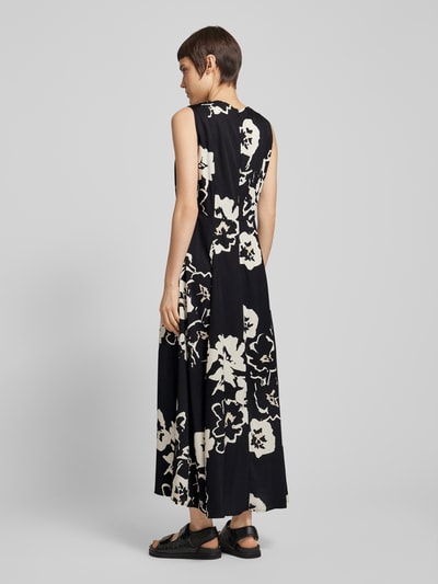 Marc O'Polo Maxi-jurk met bloemenprint Zwart - 5