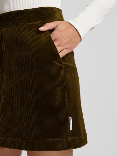 Marc O'Polo Denim Regular Fit Mini-Rock aus Baumwoll-Mix  Oliv 3