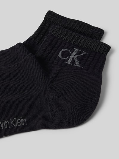 Calvin Klein Jeans Sneakersocken mit elastischem Rippenbündchen im 2er-Pack Black 2