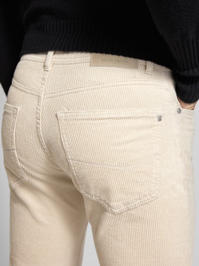 Pierre Cardin Regular Fit Cordhose mit Eingrifftaschen Modell 'Laval' Ecru 3