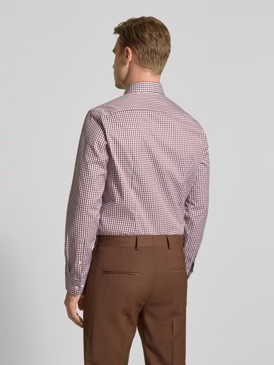 Jake*s Regular Fit Business-Hemd mit Button-Down-Kragen Fuchsia 5