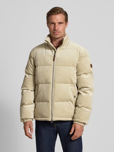 Gant Gewatteerd jack met structuurmotief Beige - 4