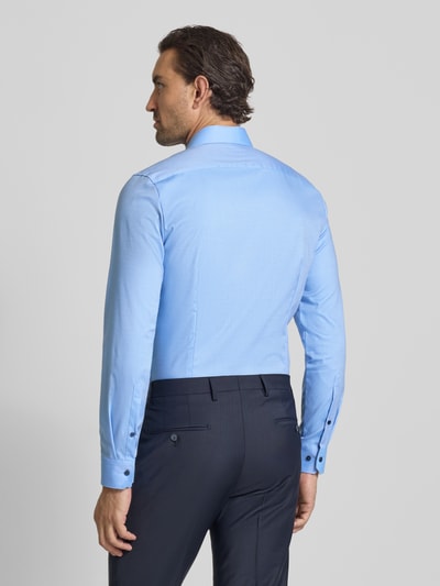 OLYMP No. Six Super slim fit zakelijk overhemd met kentkraag Bleu - 5