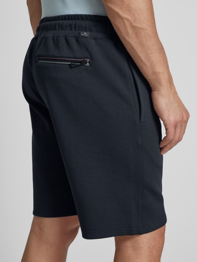 PAUL SMITH Regular Fit Sweatshorts mit Gesäßtasche Marine 3