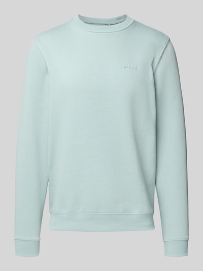 Blend Sweatshirt met ronde hals en logo Mintgroen - 2
