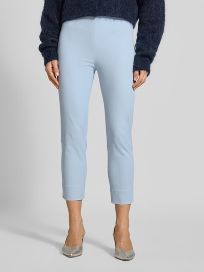 Raffaello Rossi Schmale Schlupfhose aus Techno Cotton Superstretch Hellblau 4