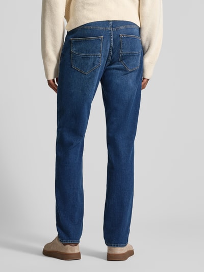 Brax Straight Leg Jeans im 5-Pocket-Design Modell 'Cadiz' Dunkelblau Melange 5