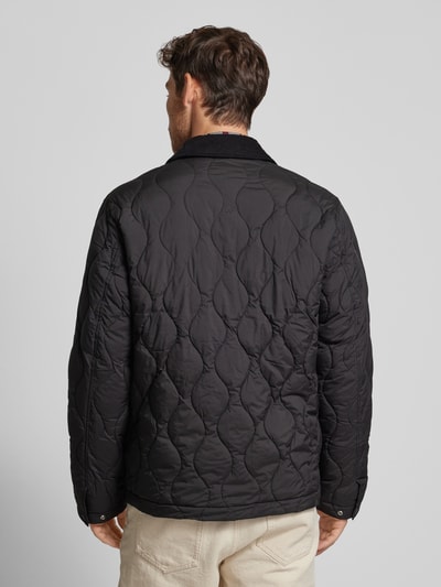 Jack & Jones Premium Steppjacke mit Druckknopfleiste Modell  'LUCA' Black 5