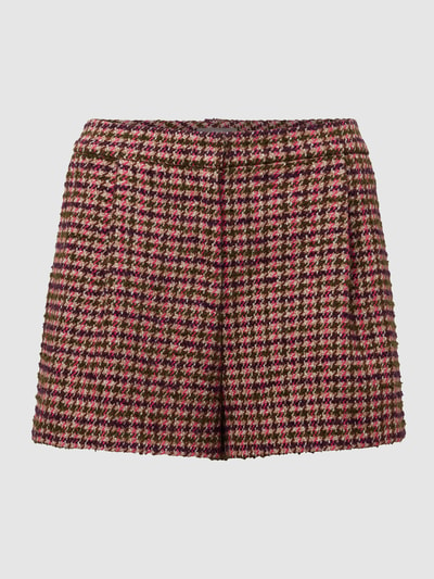 Jake*s Collection Shorts met all-over motief Prune - 2