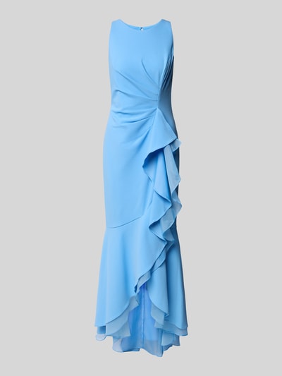 Adrianna Papell Maxikleid mit Volants und Rundhalsausschnitt Hellblau 2