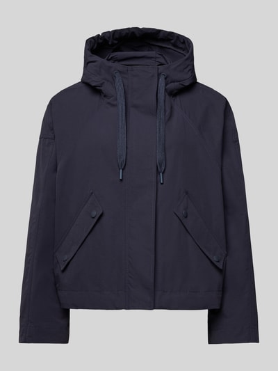 Produktfoto, Regular Fit Jacke aus Baumwoll-Mix von Marc O'Polo Denim, efekt: jednolity kolor, kaptur z tunelem, zamek błyskawiczny, kieszenie z patką, mieszanka bawełny