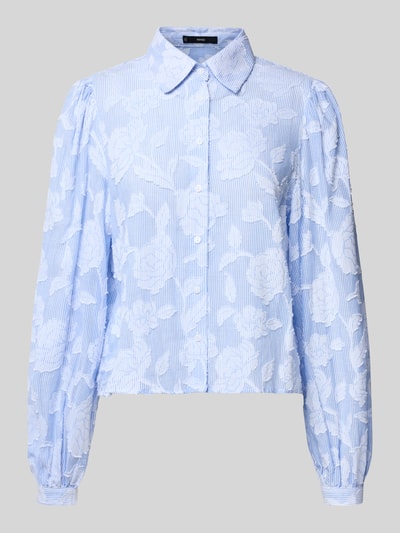 Mango Regular Fit Hemdbluse mit Sportmanschetten Modell 'Palomo' Hellblau 2