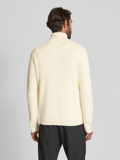 Lindbergh Gebreide pullover met schipperskraag Offwhite - 5