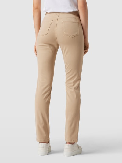 Marc Cain Stoffhose mit Label-Details Modell 'SIENA' Beige 5