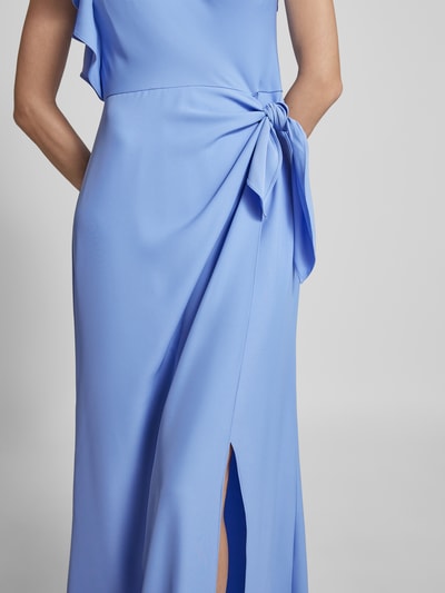 Adrianna Papell Maxi-jurk met one shoulder-band Bleu - 3