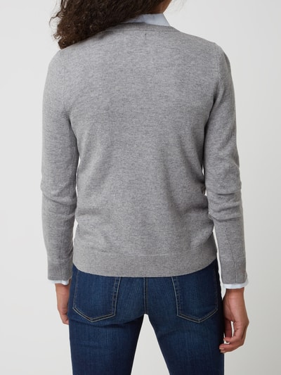 Gant Pullover aus Lammwolle  Mittelgrau 5