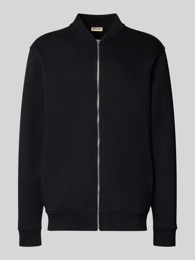 Only & Sons Regular Fit Sweatjacke aus Baumwoll-Mix Modell 'CERES' Black 2