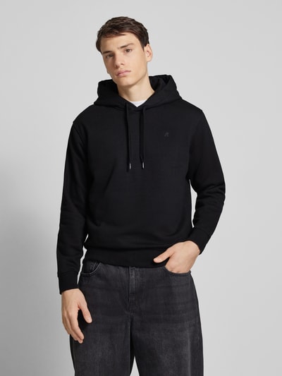 Replay Hoodie mit gerippten Abschlüssen Black 4