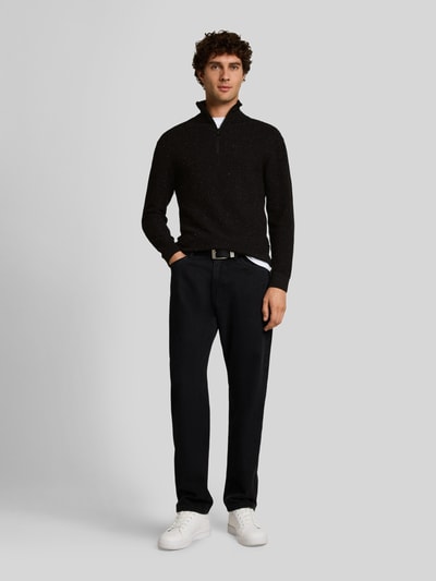 Tom Tailor Denim Regular Fit Pullover aus reiner Baumwolle Black 1