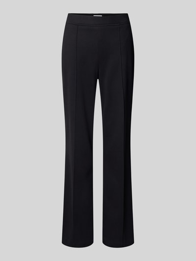 Christian Berg Woman Flared stoffen broek met vaste persplooien Zwart - 2