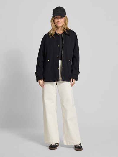 Marc O'Polo Relaxed Fit Barn Jacket aus hochwertigem Canvas Black 1