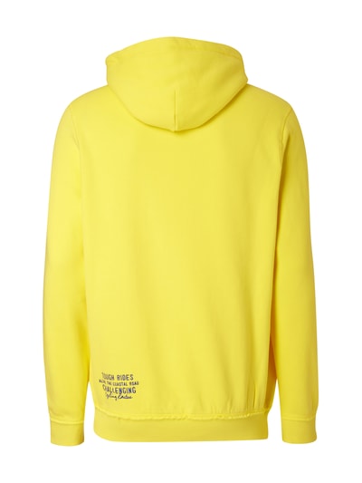 Camp David Hoodie mit Logo-Applikation Gelb 3