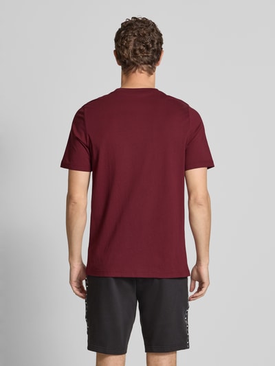 PUMA PERFORMANCE T-Shirt mit Label-Stitching Bordeaux 5