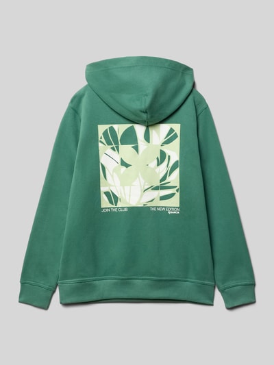 Garcia Regular Fit Hoodie mit Logo-Patch Lagune 3