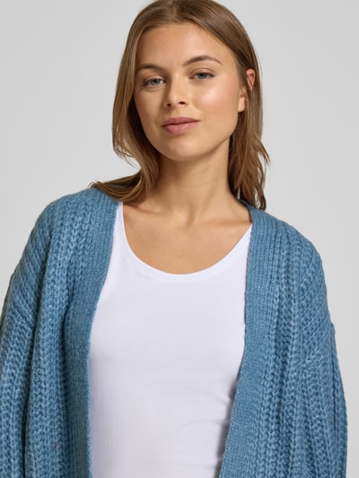Zero Strickjacke aus Grobstrick Hellblau 3